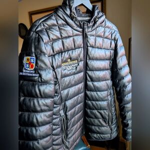 Napapijri Metallic Gray Puffer Jacket